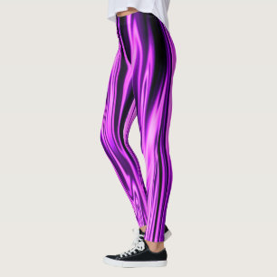Purple Satin...... Leggings