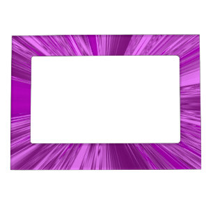Purple Satin Magnetic Picture Frame