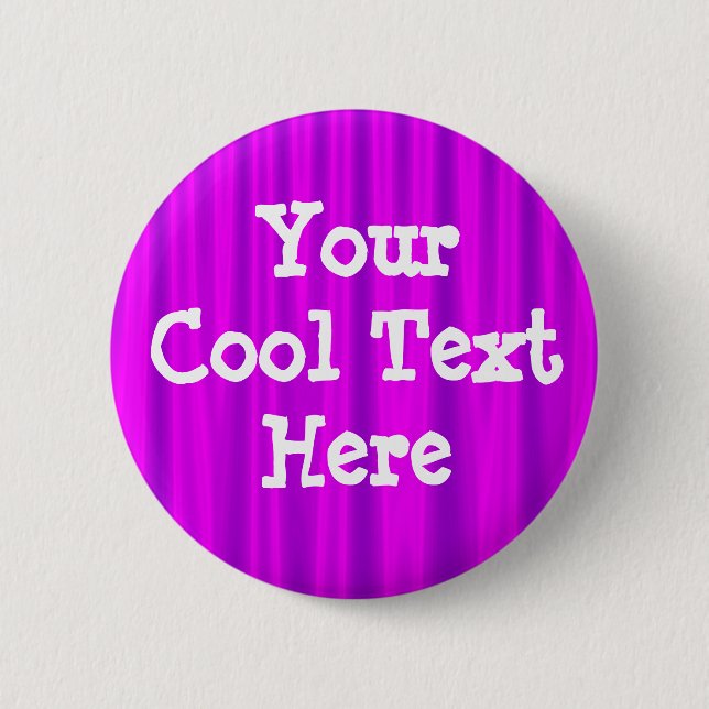 Purple Satin - Template Pinback Button (Front)