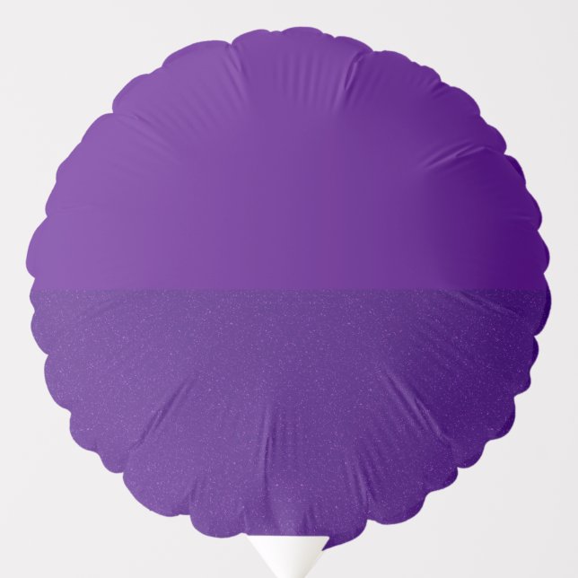 Purple Scalloped Edge Foil Balloon – Customizable (Front)