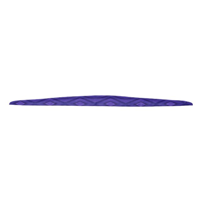 Purple scarf with geometric diamond patterns tie headband (Front)