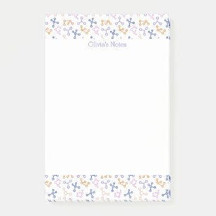 Purple Science Molecules Biology Icons Post-it Notes