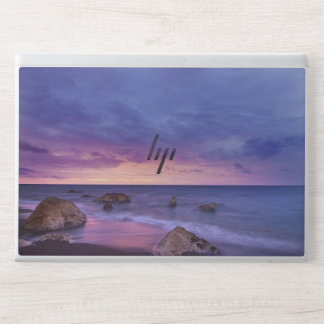 Purple Sea view HP Laptop Skin