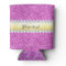 Purple Sequins Gold Foil and Diamonds