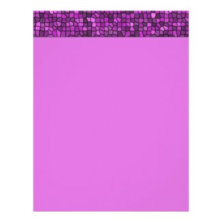 Purple Sequins Letterhead
