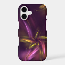 Purple Shades Abstract Flower Fantasy
