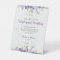 Purple Shades Flowers Branches Unplugged Wedding