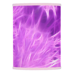 Purple Shades Flowers Transformed Lamp Shade