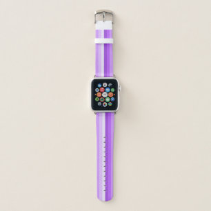 Purple shadow stripes apple watch band