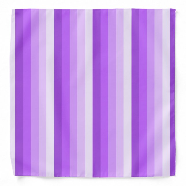Purple shadow stripes bandana (Front)
