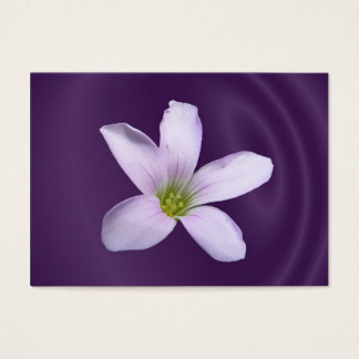 Purple Shamrock ~ ATC