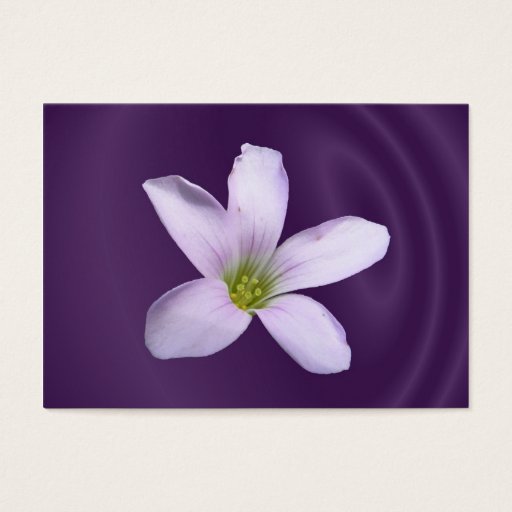 Customizable Purple Shamrock ~ ATC Business Card Templates