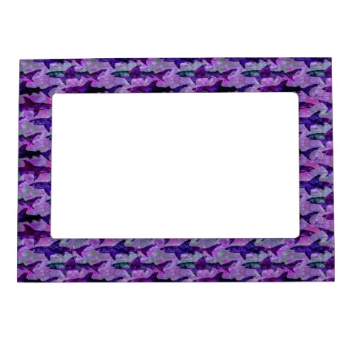 Purple Sharks Magnetic Frame