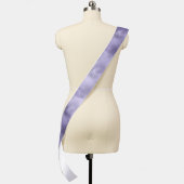 Purple shimmer DIY wording bridal shower party Sash (Mannequin)