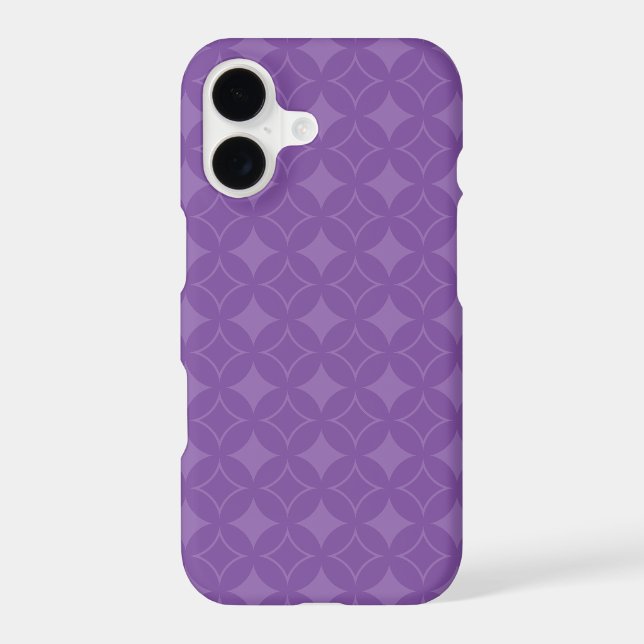 Purple shippo pattern Case-Mate iPhone case (Back)
