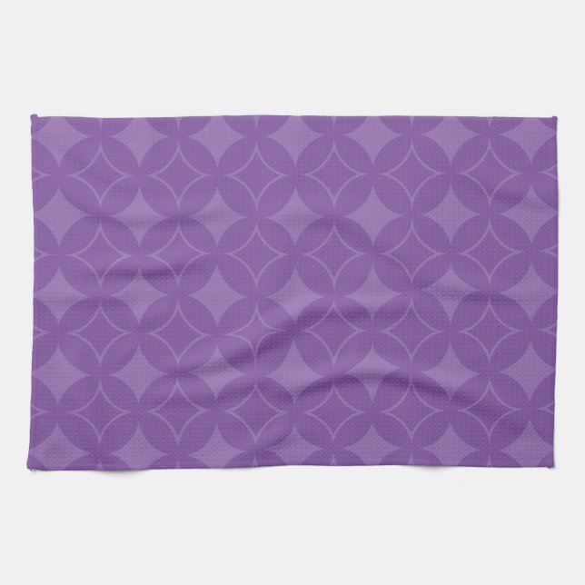 Purple shippo pattern towel (Horizontal)