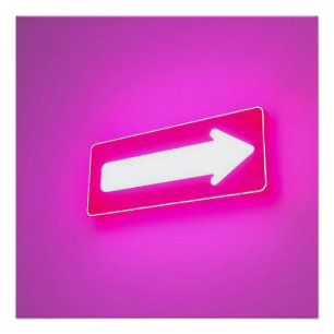 Purple sign showing right way