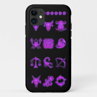 Purple Signs of the Zodiac iPhone 5 Case