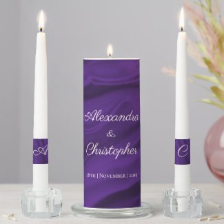 Purple Silk Wedding