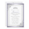 Purple Silver Damask & Tiara Sweet 16 Invitation