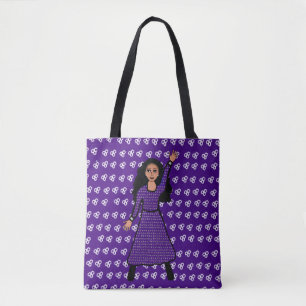 Purple Silver Dancer #2 Tote Bag