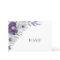 Purple Silver Floral | entree + guests invited