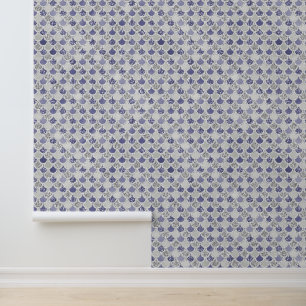 Purple Silver Glitter Mermaid Wallpaper