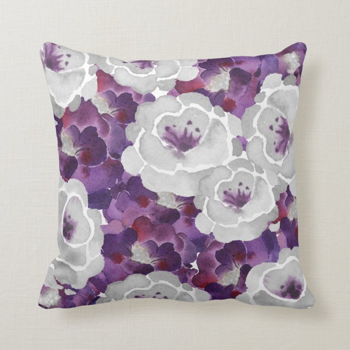purple accent pillow