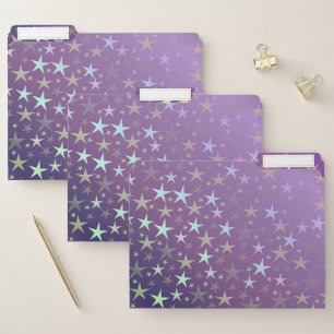 purple+silver,shiny, bright, star, color, decorati file folder