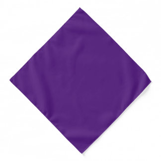 Purple Simple Solid Bandana