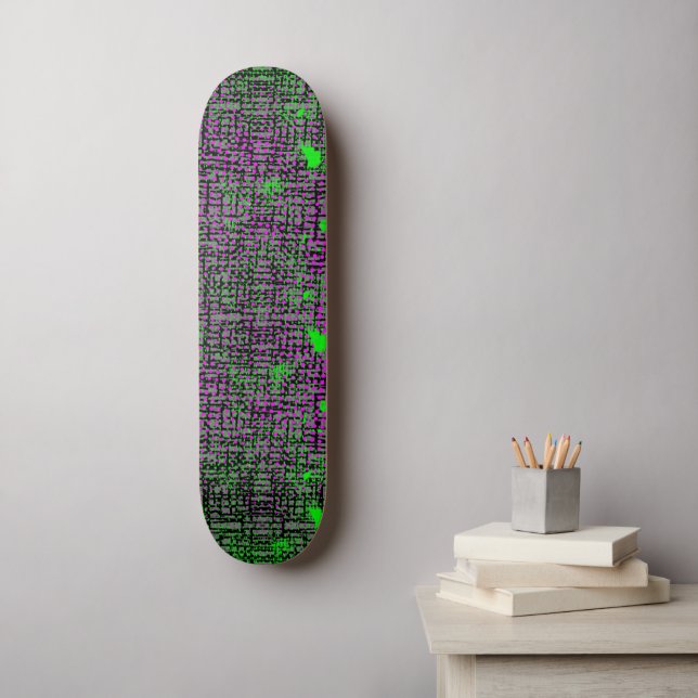 Purple Skateboard  (Wall Art)