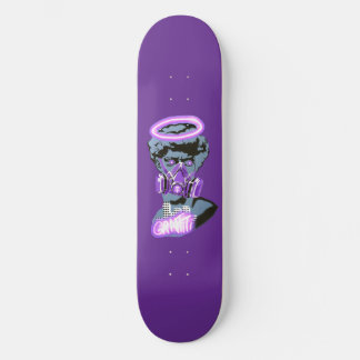 purple skateboard