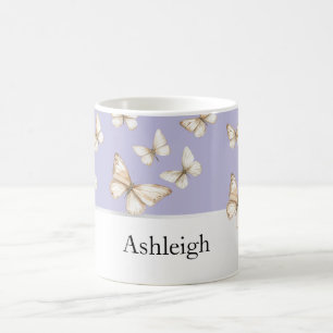 Purple Skies & Butterflies  Coffee Mug