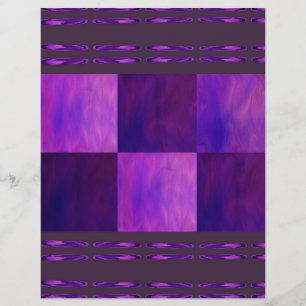 Purple Skies Tiles Bulk Scrapbook Paper Pages