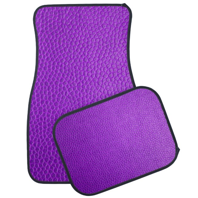Purple skin skin texture skin car floor mat (Set)