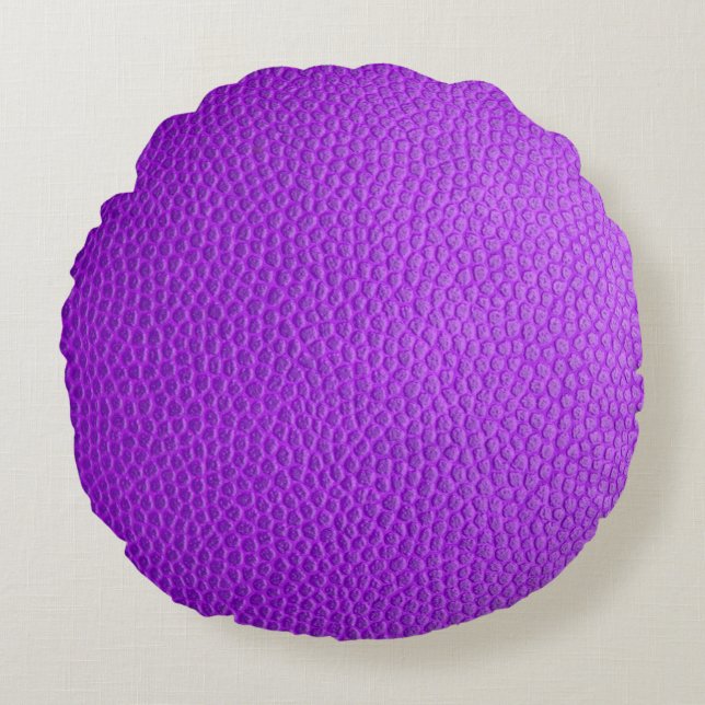 Purple skin skin texture skin round pillow (Front)