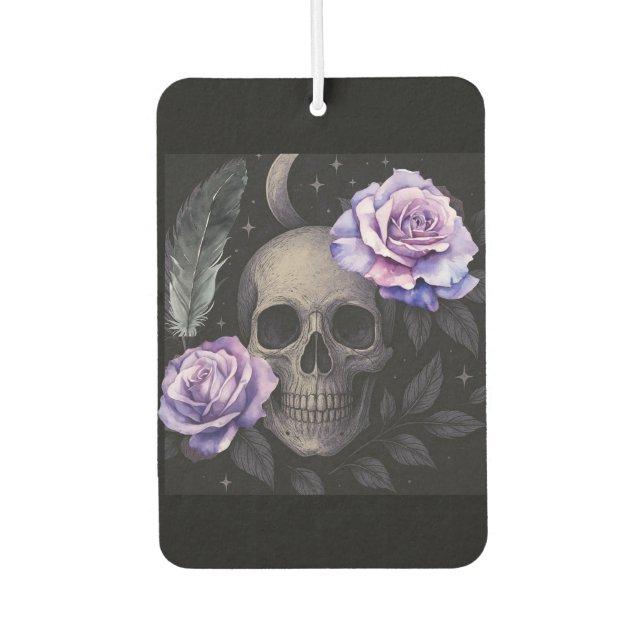 PURPLE SKULL AIR FRESHENER (Front)