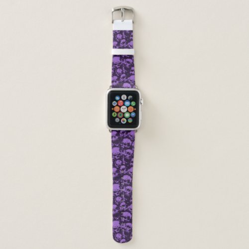 Purple Skull Apple Watch Band