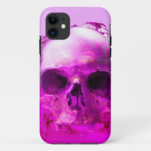 Purple Skull in Water iPhone 11 Case