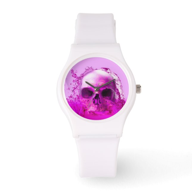 Purple Skull in Water Watch (Front)