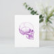 purple skull postcard | Zazzle