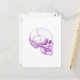 purple skull postcard | Zazzle