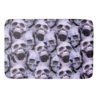 Purple Skulls Bath Mat