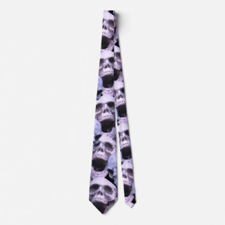 Purple Skulls Neck Tie