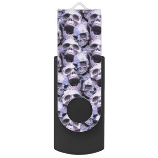 Purple Skulls USB Flash Drive