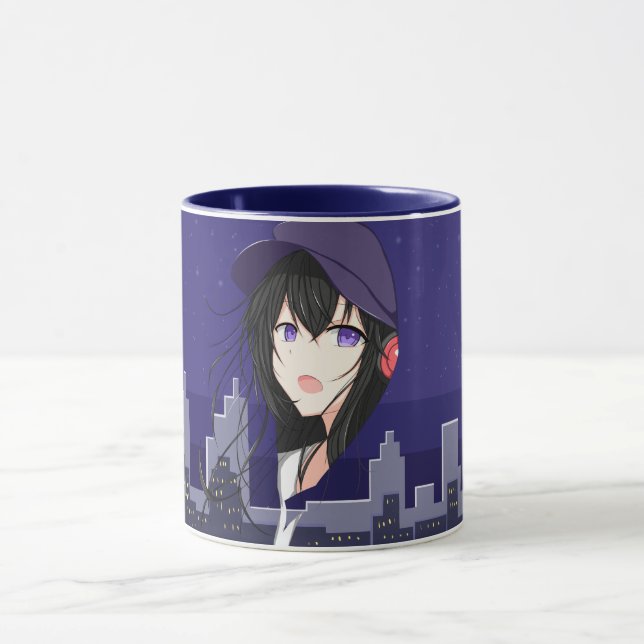 purple sky mug (Center)