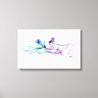 Purple Smoke Canvas Print