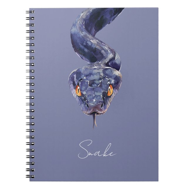 Purple Snake Notebook (Front)