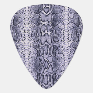 Purple Snake Skin Animal Print Guitar Pick