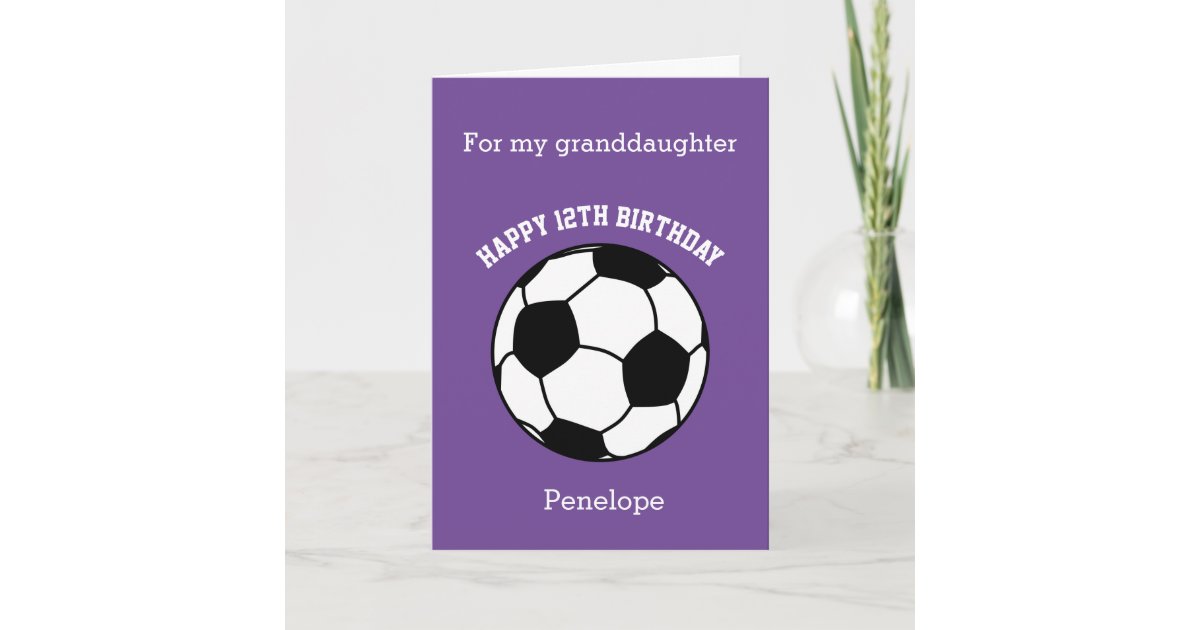 12+ Soccer Birthday Card